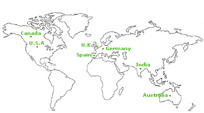 Location of our Clients